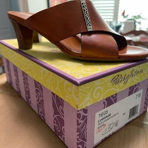 Brighton leather sandals worn once!